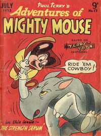 Adventures of Mighty Mouse (Rosnock, 1952 series) #17 July 1955