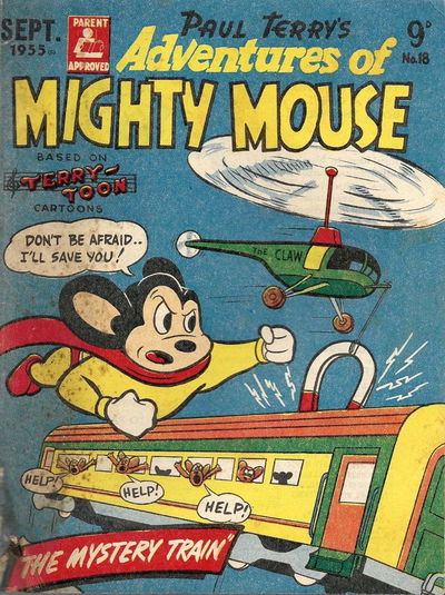 Adventures of Mighty Mouse (Rosnock, 1952 series) #18 September 1955