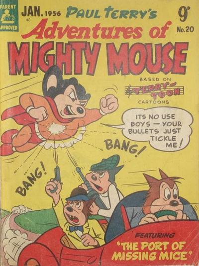 Adventures of Mighty Mouse (Rosnock, 1952 series) #20 January 1956