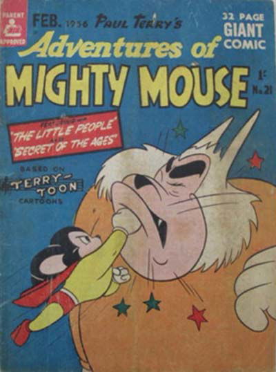 Adventures of Mighty Mouse (Rosnock, 1952 series) #21 February 1956