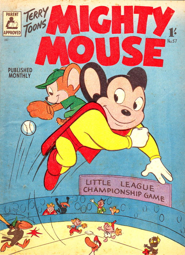 Mighty Mouse (Rosnock, 1953 series) #57 (February 1959)