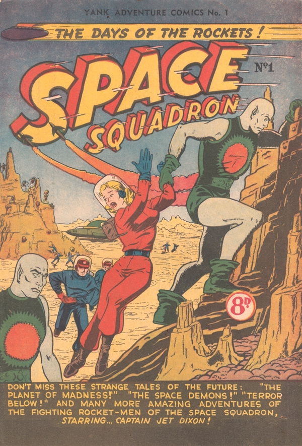 Yank Adventure Comics (Jubilee, 195-? series) #1 ([1953?]) —Space Squadron