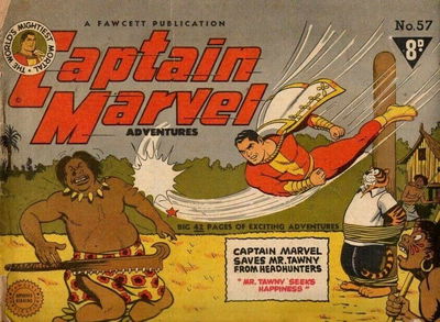 Captain Marvel Adventures (Cleland, 1949 series) #57 [April 1951?]