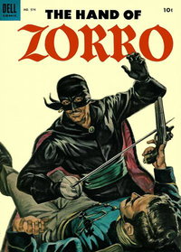 Four Color (Dell, 1942 series)  #574 (August 1954) — The Hand of Zorro