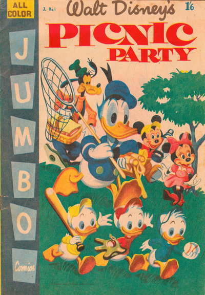 Walt Disney's Jumbo Comics [J Series]  #J1 (1955)