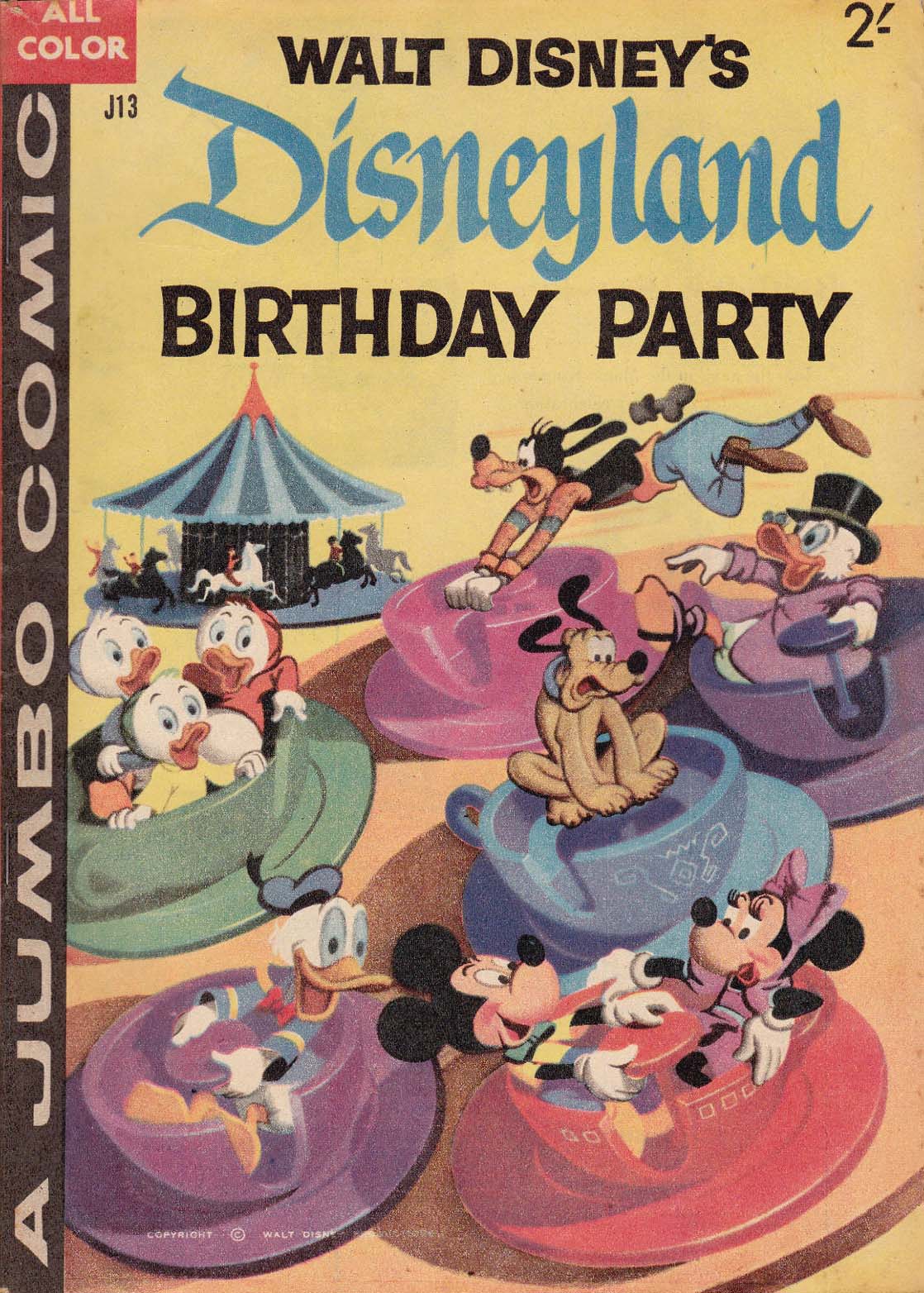 Walt Disney's Jumbo Comics [J Series] (WG Publications, 1955 series) #J13 — Walt Disney's Disneyland birthday Party (1959)
