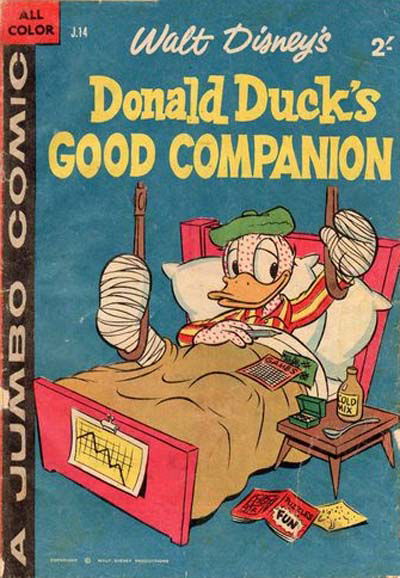 Walt Disney's Jumbo Comics [J Series] (WG Publications, 1955 series) #J14 — Walt Disney's Donald Duck's Good Companion April 1959