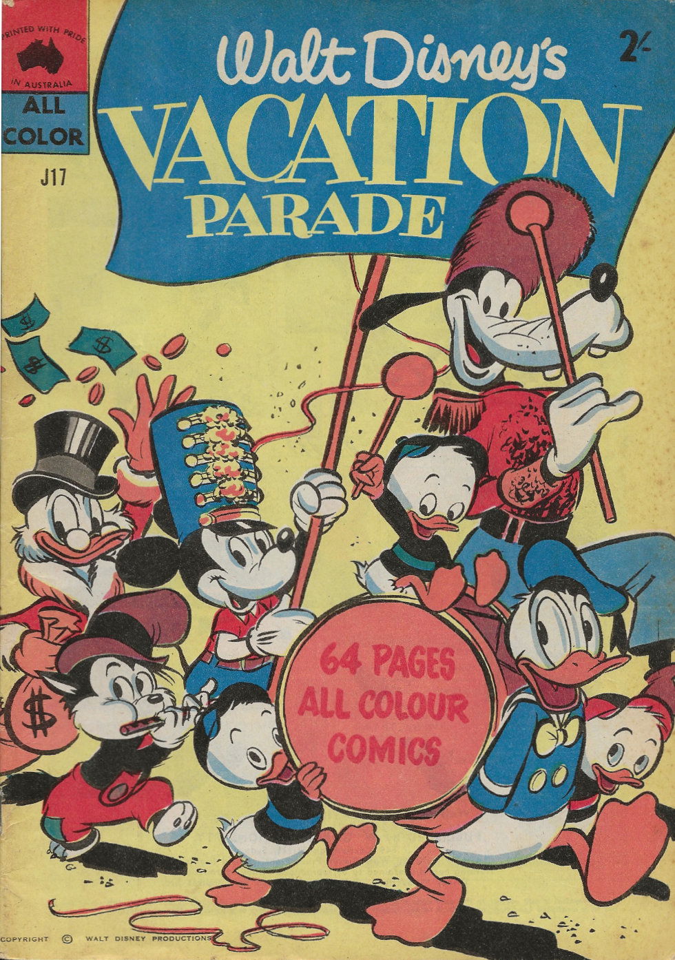 Walt Disney's Jumbo Comics [J Series] (WG Publications, 1955 series) #J17 — Walt Disney's Vacation Parade (1960)