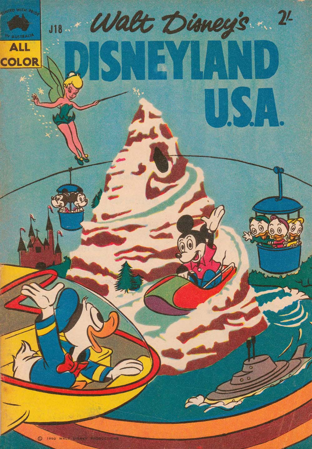 Walt Disney's Jumbo Comics [J Series] (WG Publications, 1955 series) #J18 — Walt Disney's Disneyland U.S.A. (1960)