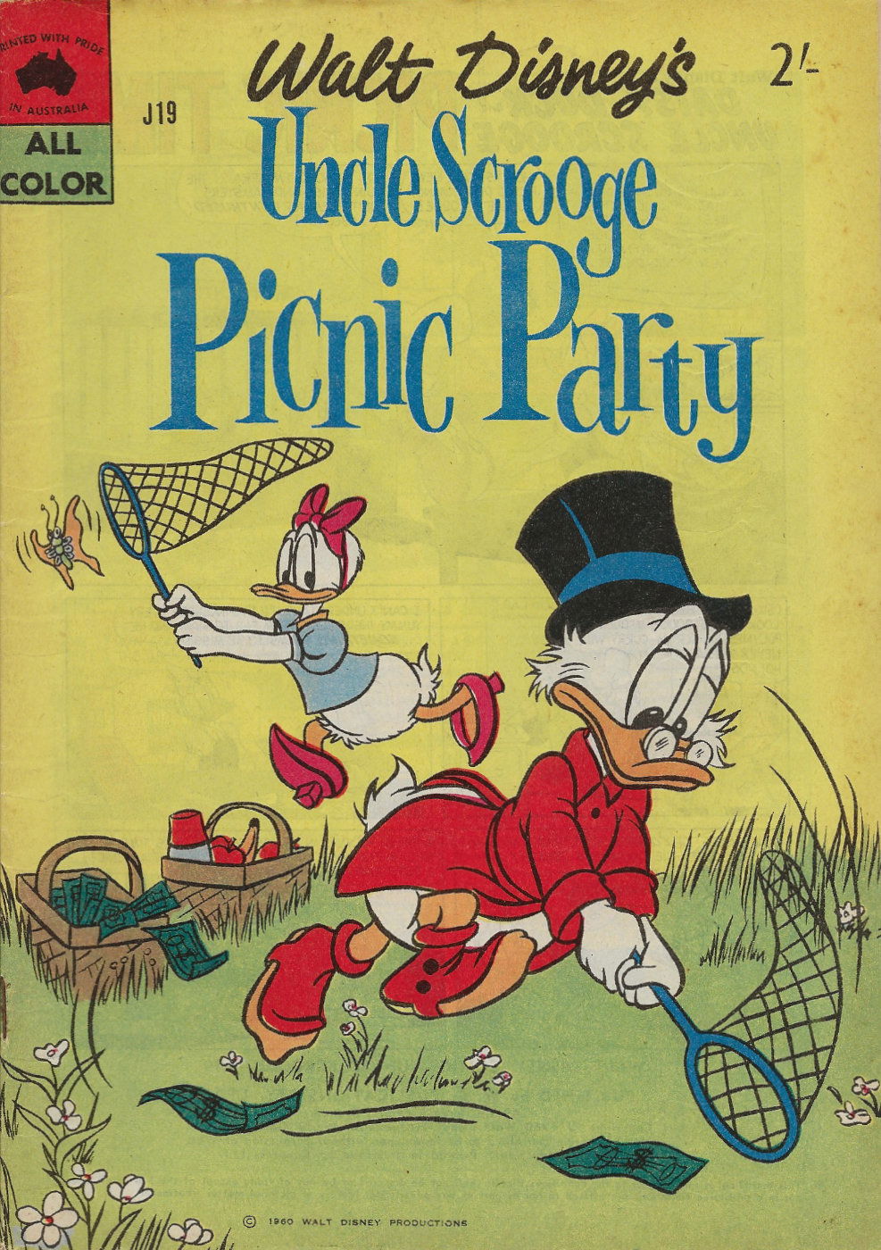 Walt Disney's Jumbo Comics [J Series] (WG Publications, 1955 series) #J19 — Walt Disney's Uncle Scroote Picnic Party (1960)