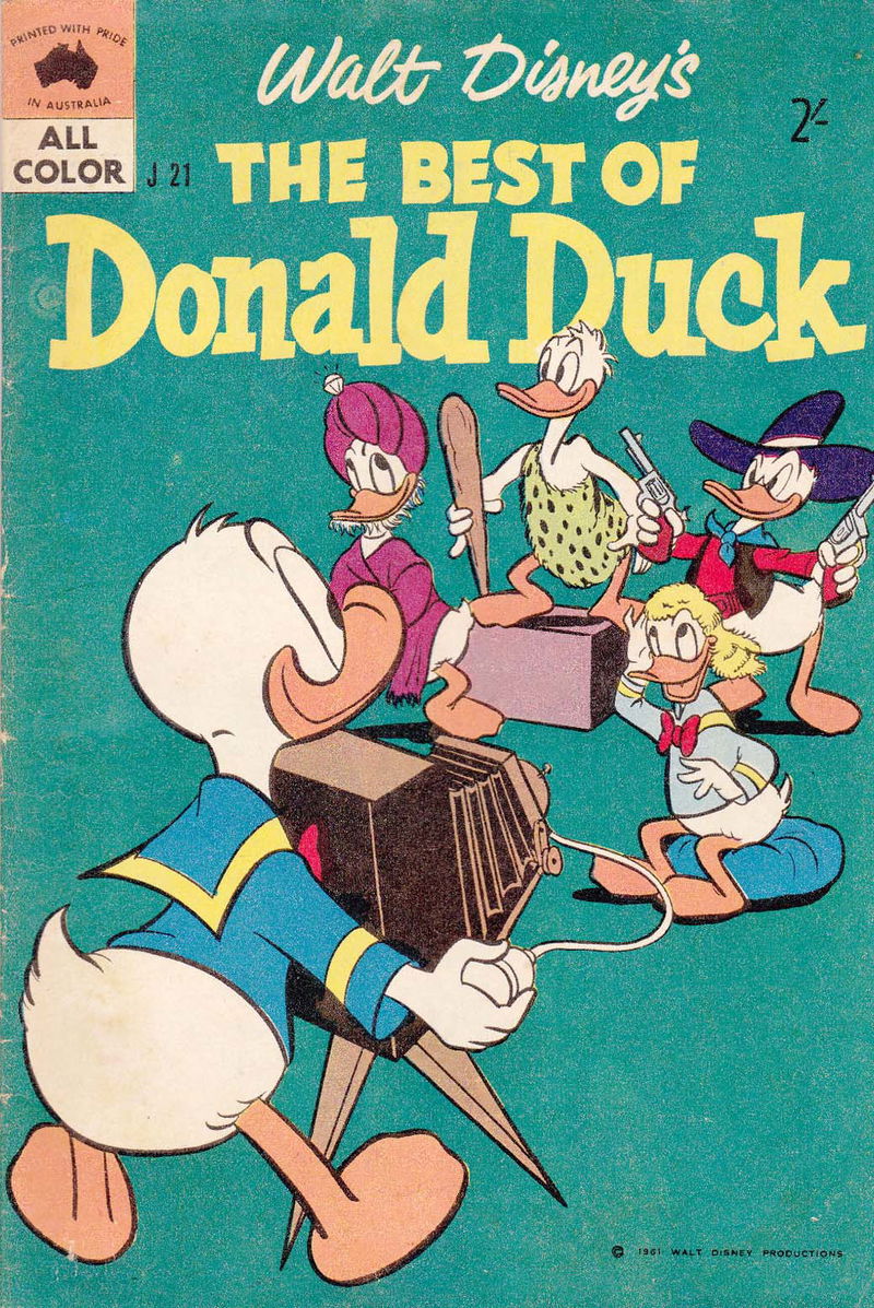 Walt Disney's Jumbo Comics [J Series] (WG Publications, 1955 series) #J21 — Walt Disney's the Best of Donald Duck (1961)