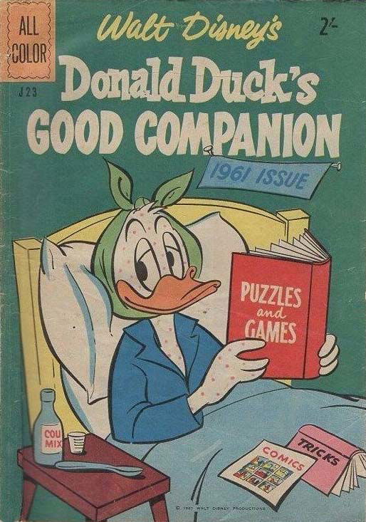 Walt Disney's Jumbo Comics [J Series] (WG Publications, 1955 series) #J23 — Walt Disney's Donald Duck's Good Companion 1961 Issue (March 1961)