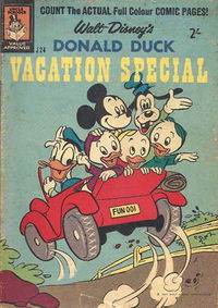 Walt Disney's Jumbo Comics [J Series] (WG Publications, 1955 series) #J24 — Walt Disney's Donald Duck Vacation Special April 1961