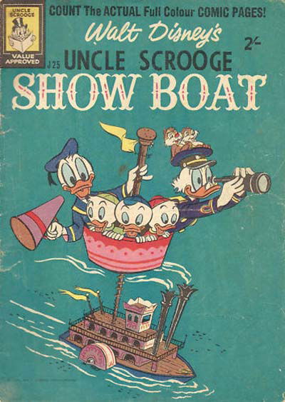 Walt Disney's Jumbo Comics [J Series] (WG Publications, 1955 series) #J25 — Walt Disney's Uncle Scrooge Show Boat May 1961