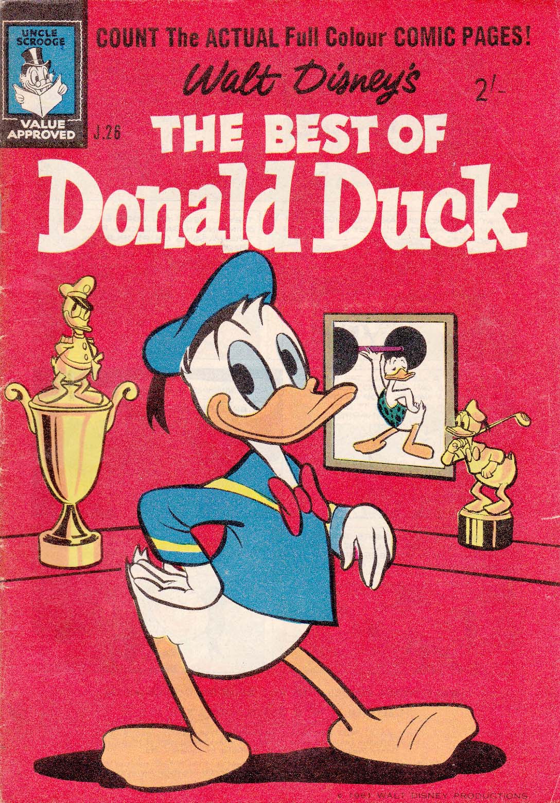 Walt Disney's Jumbo Comics [J Series] (WG Publications, 1955 series) #J.26 — Walt Disney's the Best of Donald Duck (1961)