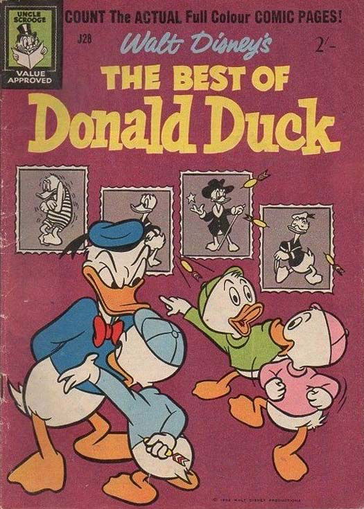 Walt Disney's Jumbo Comics [J Series] (WG Publications, 1955 series) #J28 — Walt Disney's the Best of Donald Duck (May 1962)