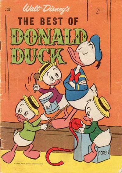 Walt Disney's Jumbo Comics [J Series] (WG Publications, 1955 series) #J30 — Walt Disney's the Best of Donald Duck (January 1963)