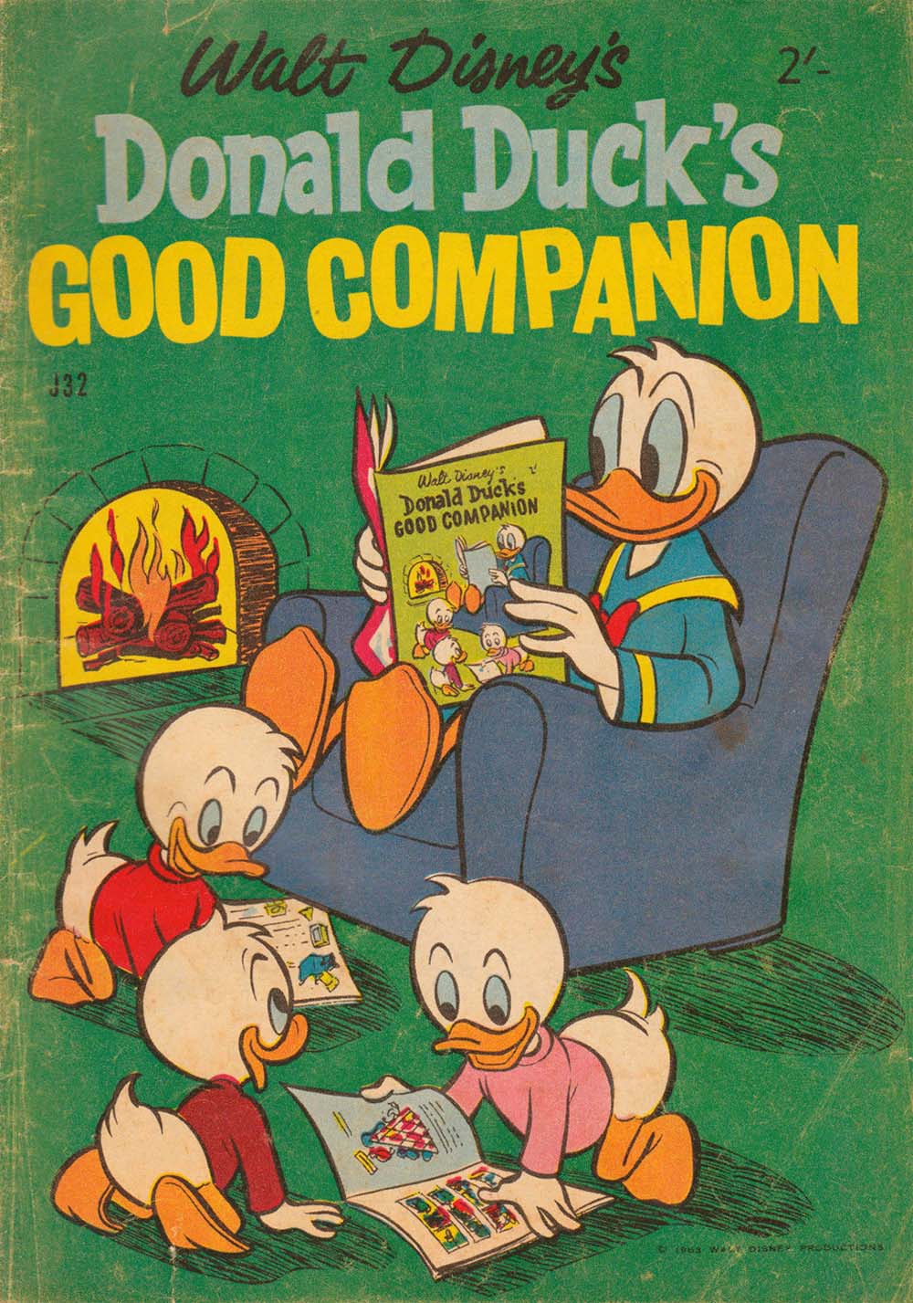 Walt Disney's Jumbo Comics [J Series] (WG Publications, 1955 series) #J32 — Walt Disney's Donald Duck's Good Companions (March 1963)