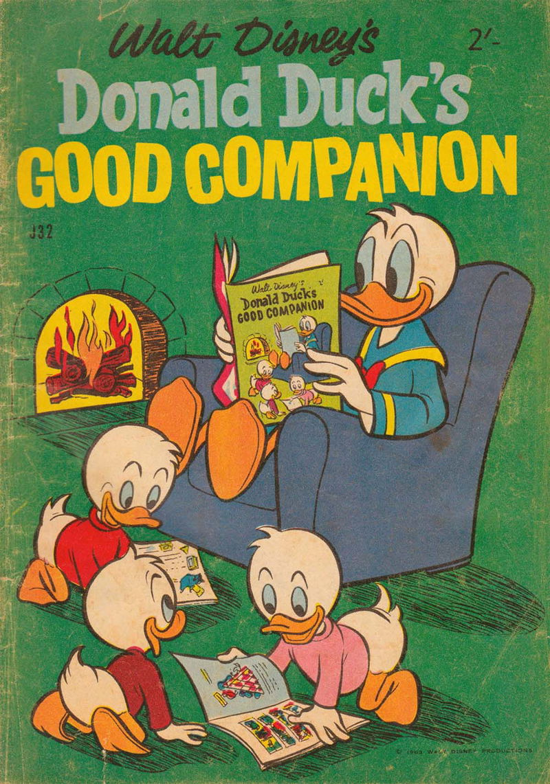 Walt Disney's Jumbo Comics [J Series] (WG Publications, 1955 series) #J32 — Walt Disney's Donald Duck's Good Companions (March 1963)
