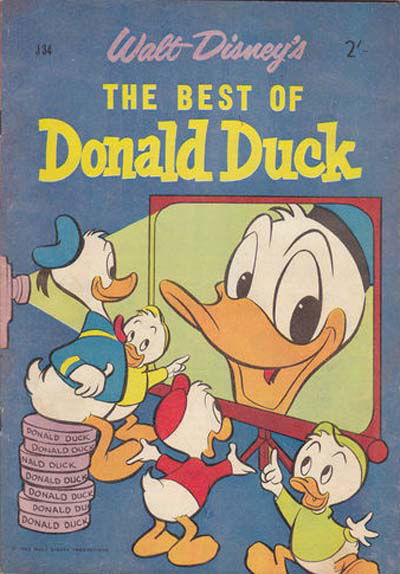 Walt Disney's Jumbo Comics [J Series] (WG Publications, 1955 series) #J34 — Walt Disney's The Best of Donald Duck (June 1963)