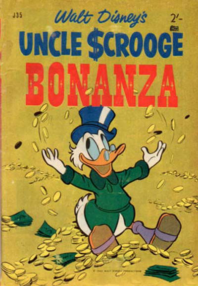 Walt Disney's Jumbo Comics [J Series] (WG Publications, 1955 series) #J35 — Walt Disney's Uncle Scrooge Bonanza August 1963