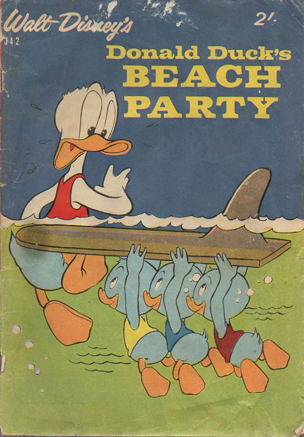 Walt Disney's Jumbo Comics [J Series] (WG Publications, 1955 series) #J42 — Walt Disney's Donald Duck's Beach Party (October 1964)