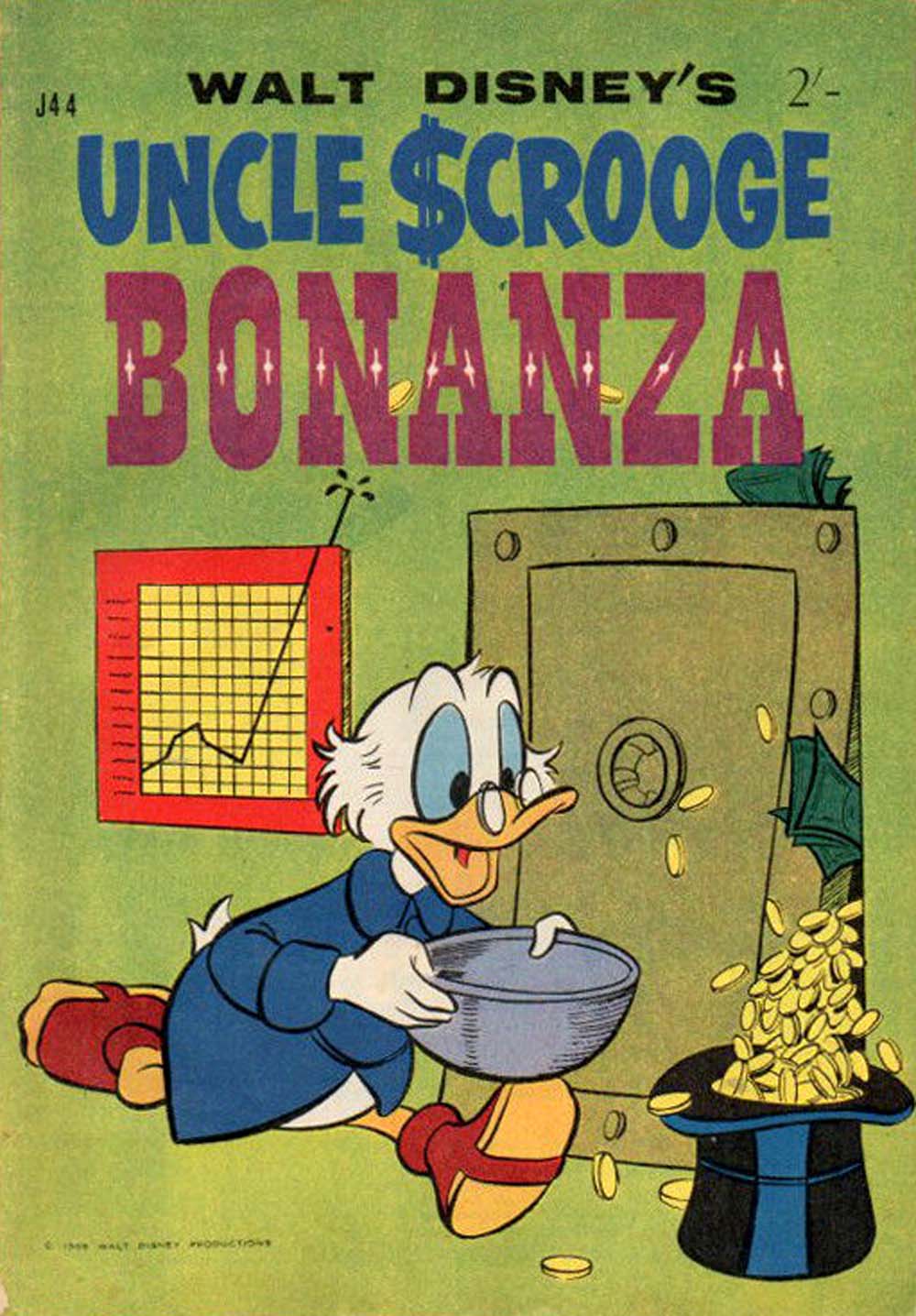 Walt Disney's Jumbo Comics [J Series] (WG Publications, 1955 series) #J44 — Walt Disney's Uncle Scrooge Bonanza (January 1965)