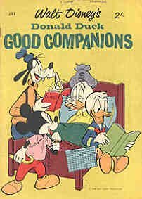 Walt Disney's Jumbo Comics [J Series] (WG Publications, 1955 series) #J48 — Walt Disney's Donald Duck Good Companions (August 1965)