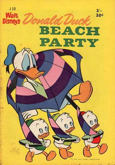 Walt Disney's Jumbo Comics [J Series] (WG Publications, 1955 series) #J50 — Walt Disney's Donald Duck Beach Party (December 1965)