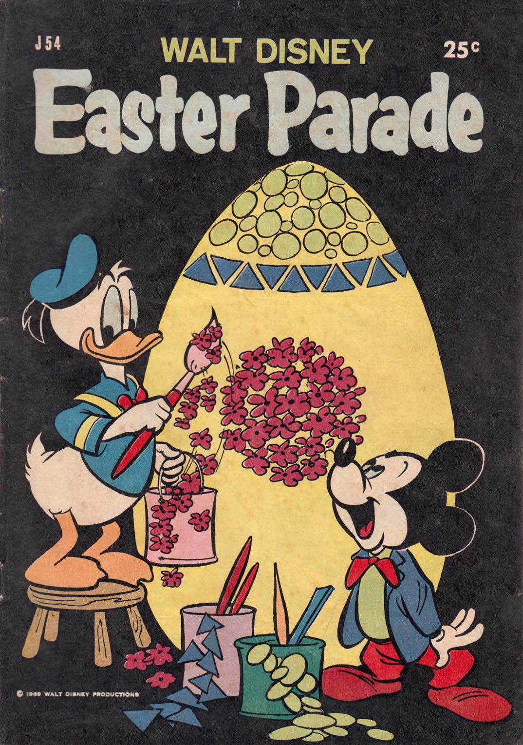 Walt Disney's Jumbo Comics [J Series] (WG Publications, 1955 series) #J54 — Walt Disney Easter Parade (February 1969)