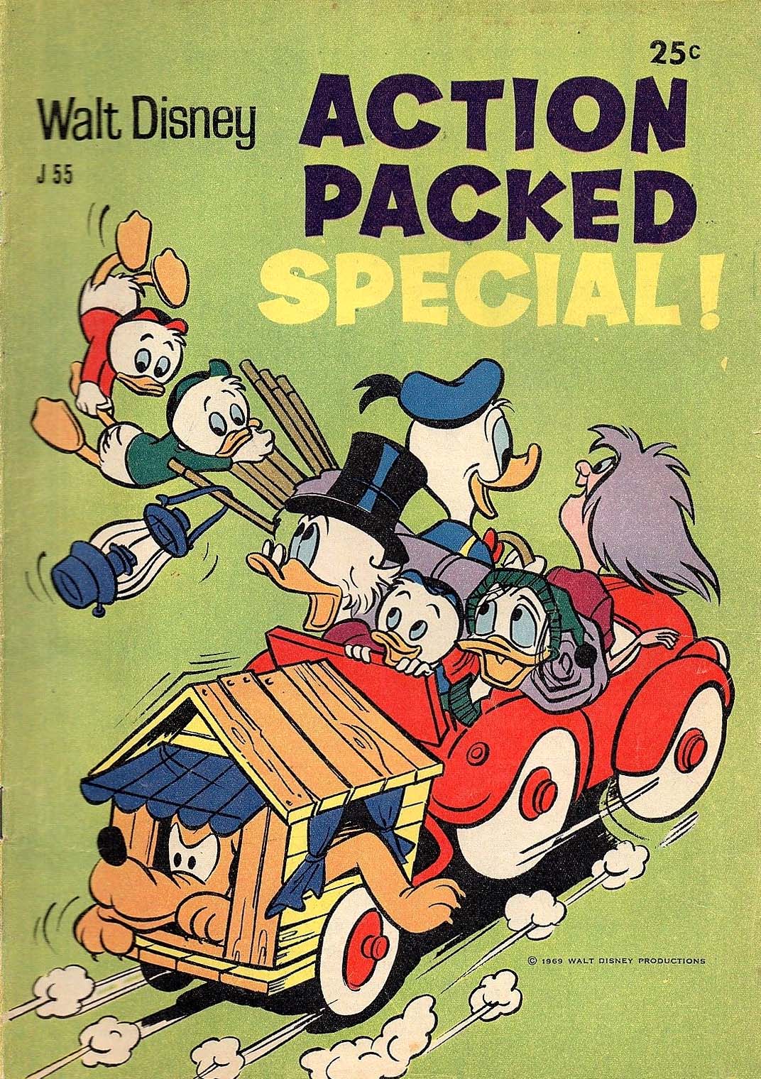 Walt Disney's Jumbo Comics [J Series] (WG Publications, 1955 series) #J55 — Walt Disney Action Packed Special! (1969)