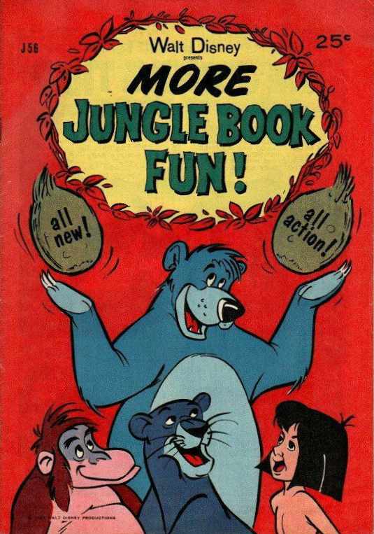 Walt Disney's Jumbo Comics [J Series] (WG Publications, 1955 series) #J56 — Walt Disney Presents More Jungle Book Fun! (April 1969)