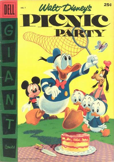 Picnic Party (Dell, 1955 series) #7 ([June] 1956)