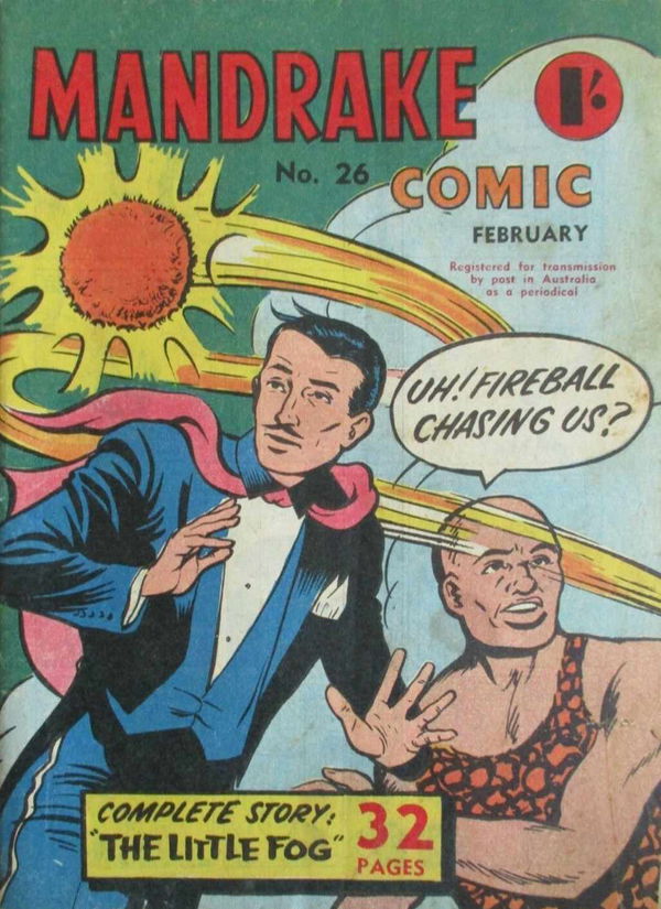 Mandrake Comic (Shakespeare Head, 1955 series) #26 (February 1958)