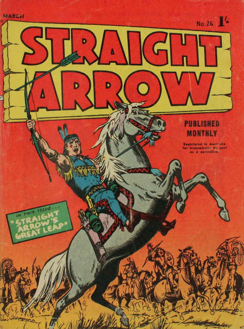 Straight Arrow Comics (Red Circle, 1955 series) #26 (March 1957)