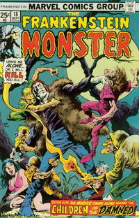 Frankenstein (Marvel, 1973 series)  #18 (September 1975) — Children of the Damned!