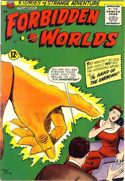 Forbidden Worlds (ACG, 1951 series) #102 April 1962