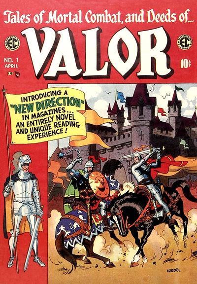 Valor (EC, 1955 series) #1 March-April 1955