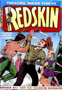 Redskin (Youthful, 1950 series)  #11 (August 1952) — Buffalo Bill and the Goldmine Massacre