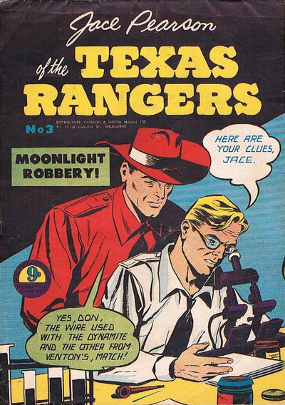 Jace Pearson of the Texas Rangers  #3 ([1955?])