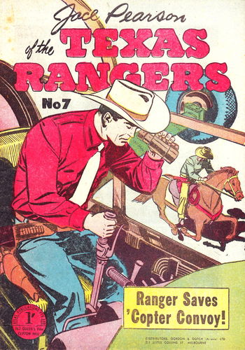 Jace Pearson of the Texas Rangers (Atlas, 1954? series) #7 ([June 1956?])