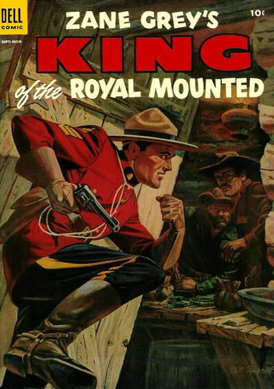 Zane Grey's King of the Royal Mounted (Dell, 1952 series) #17 (September-November 1954)