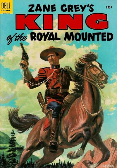 Zane Grey's King of the Royal Mounted (Dell, 1952 series) #18 (December 1954-February 1955)