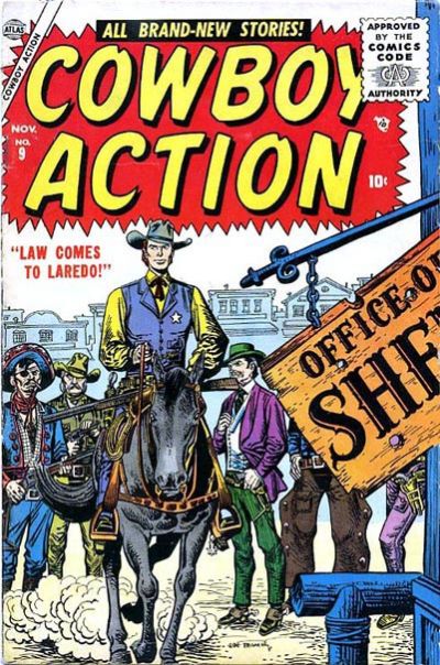 Cowboy Action (Marvel, 1955 series) #9 (November 1955)