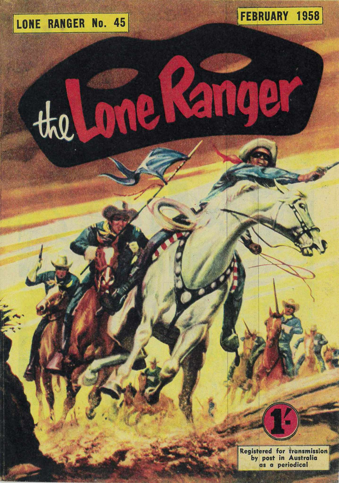 The Lone Ranger (Shakespeare Head, 1954 series) #45 (February 1958)