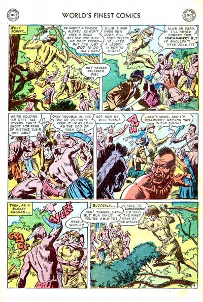 Battle of the Treetops! (<span class="fw-500">World's Finest Comics</span>  #65 (July-August 1953)), page 9