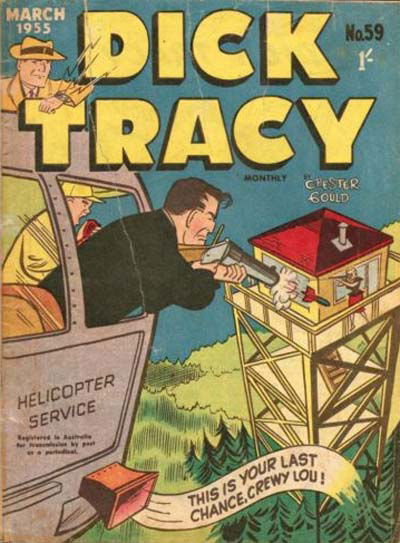 Dick Tracy Monthly (Illustrated, 1952 series) #59 March 1955