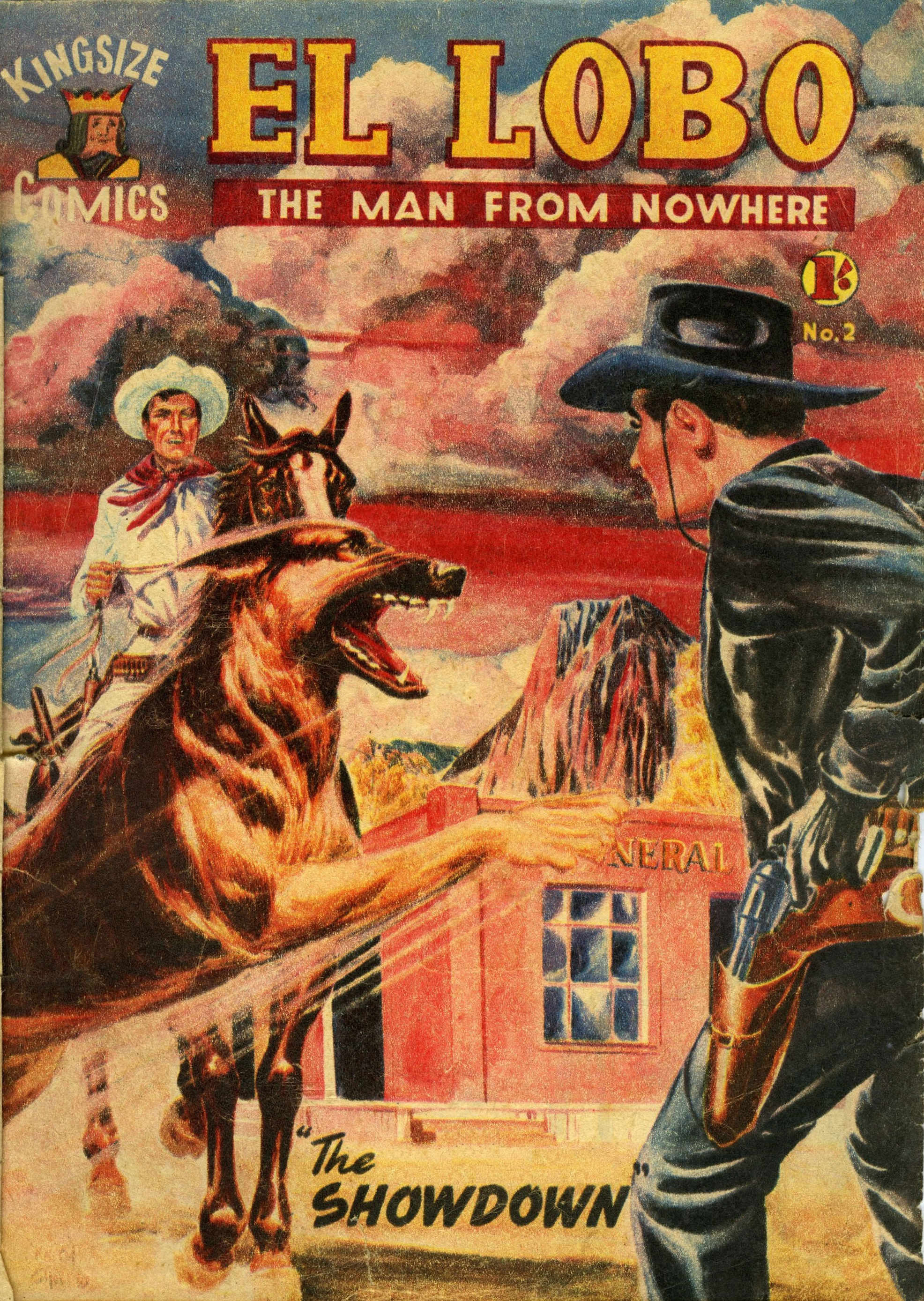 El Lobo the Man from Nowhere (Apache, 1956 series) #2 ([August 1956?])