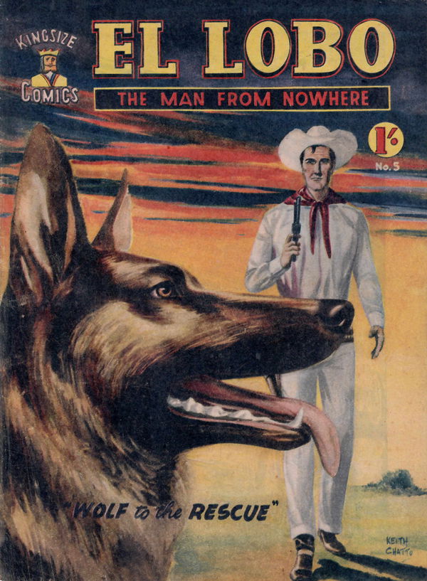 El Lobo the Man from Nowhere (Apache, 1956 series) #5 ([February 1957?])