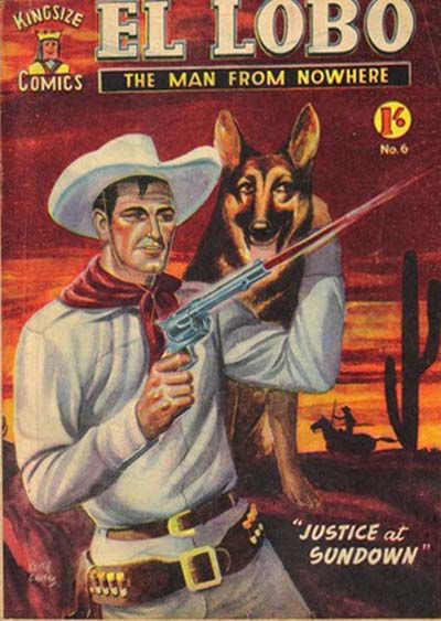 El Lobo the Man from Nowhere (Apache, 1956 series) #6 [April 1957?]